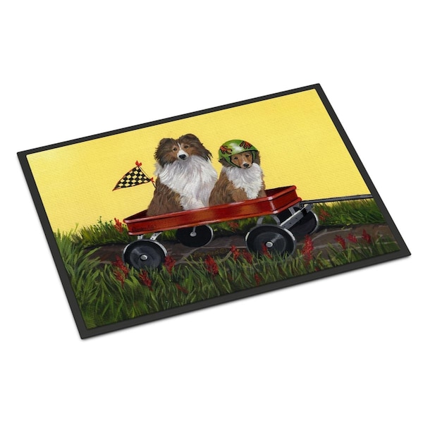 Carolines Treasures 24 x 36 in. Sheltie Sheepdog Express Indoor or Outdoor Mat PPP3272JMAT - main
